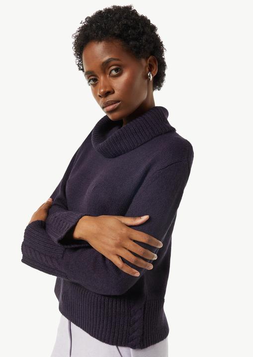 Produktbild Comma Strickpullover Rollkragenpullover mit Zopfdetail (46)