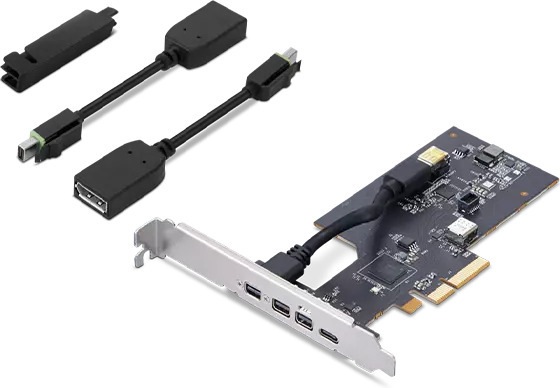 Image du produit Lenovo Carte d'extension ThinkStation Thunderbolt 4 PCIe avec support HP (PCIe)