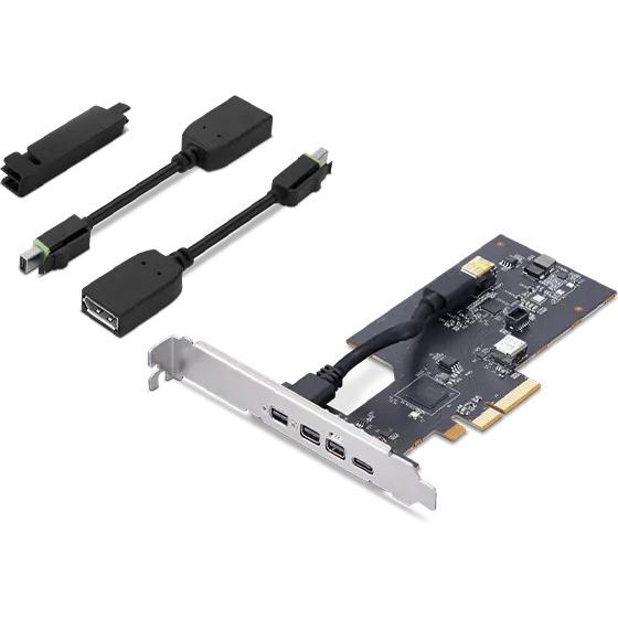 Lenovo ThinkStation Thunderbolt 4 PCIe Expansion Card with HP Bracket (PCIe), Netzwerkkarte