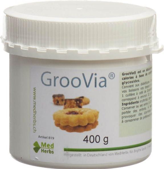 Image du produit GrooVia Poudre édulcorante avec (stevioside) SüssStoff (400 g)
