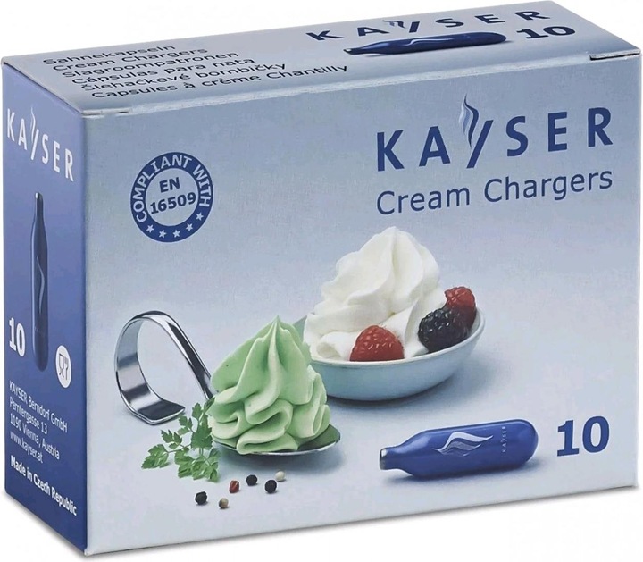 Kayser Berndorf 10 Piece Cream Capsules (0.50 l)