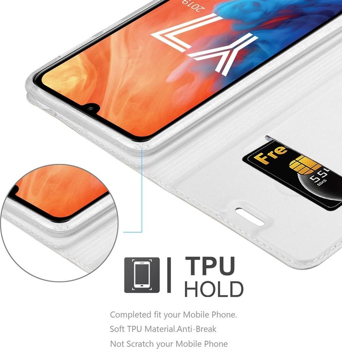 Actual product image Cadorabo Book Classy Style Cover (Huawei Y7 (2019), Huawei Y7 Prime (2019))