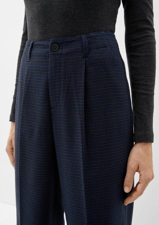 Produktbild s.Oliver Hose Regular: Hose mit Glencheck-Muster (38)