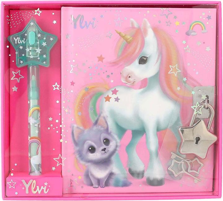 Actual product image Magni Depesche Ylvi diary with secret pen 2.7x16.4x14.8cm (Lined)