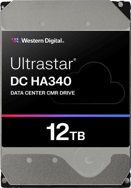 Actual product image WD Ultrastar DC HA340 12TB 3.5" SATA 512E SE P3 DC (12 TB)