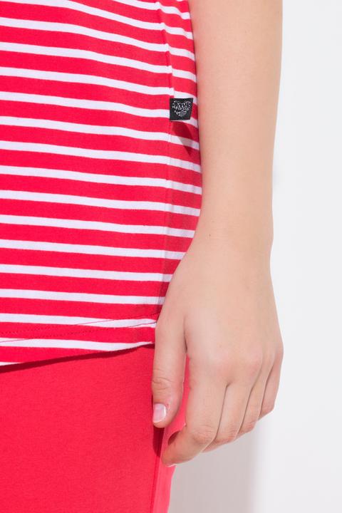 Produktbild Ulla Popken Pyjama, Ringel, Rundhals, Halbarm (60)