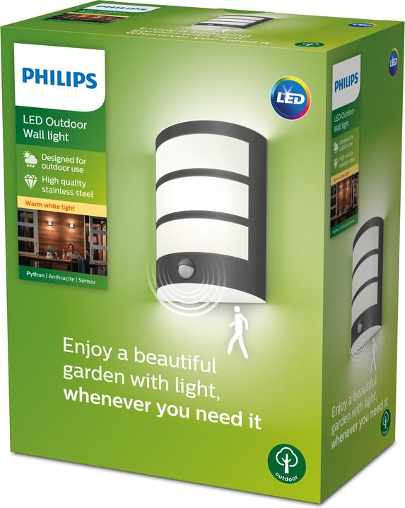 Image du produit Philips Applique murale Python (450 lm, IP44)
