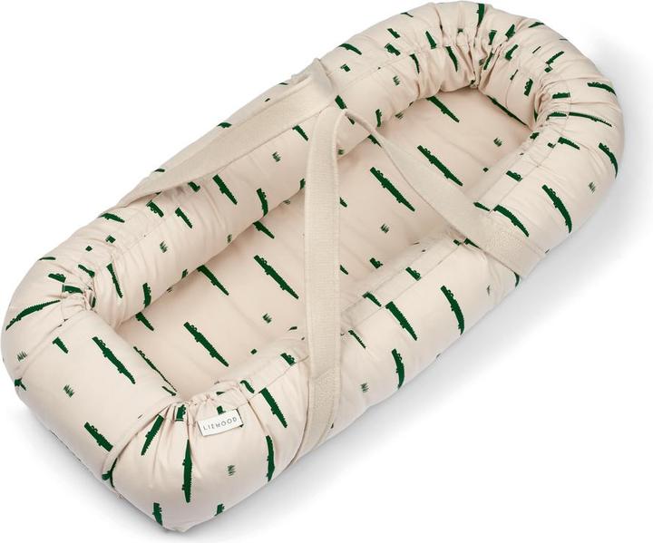Actual product image Liewood Gro baby nest Carlos crocodile