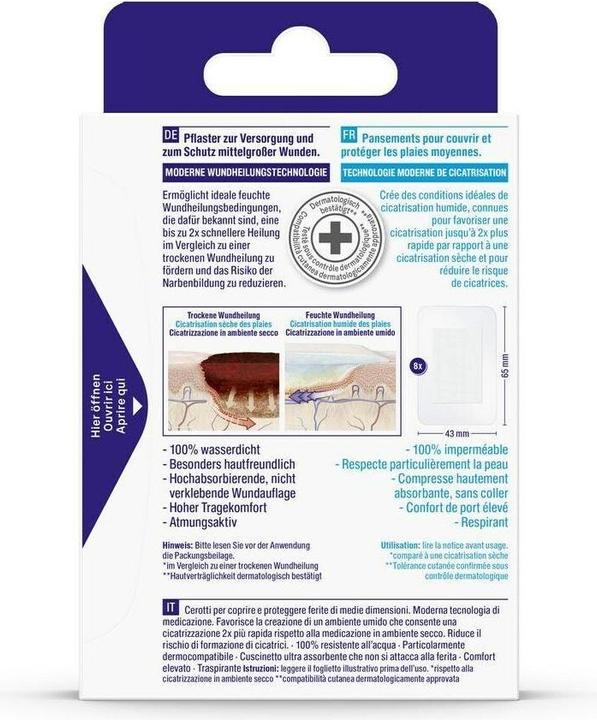 Actual product image Hansaplast Aqua Protect Fast healing (8 x)