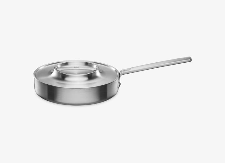 Image du produit Fiskars Norden Steel Sauteuse avec couvercle, 26cm, revêtue (Poêle à frire, Acier inoxydable)