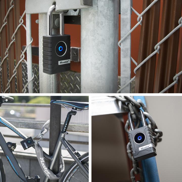 Actual product image Master Lock Bluetooth lock