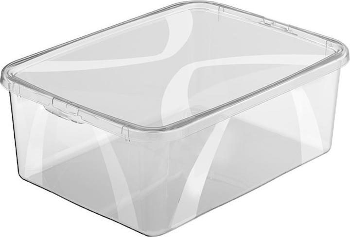 Rotho Box 10 l with lid LONA Transparent (10 l, 1x)