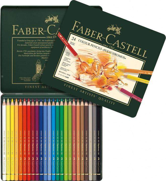 Actual product image Faber-Castell Polychromos (24x)