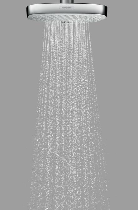 Actual product image hansgrohe Overhead shower Croma Select E 180 2jet 26524000 18 cm chrome (2 Beam types, 17 l/min)