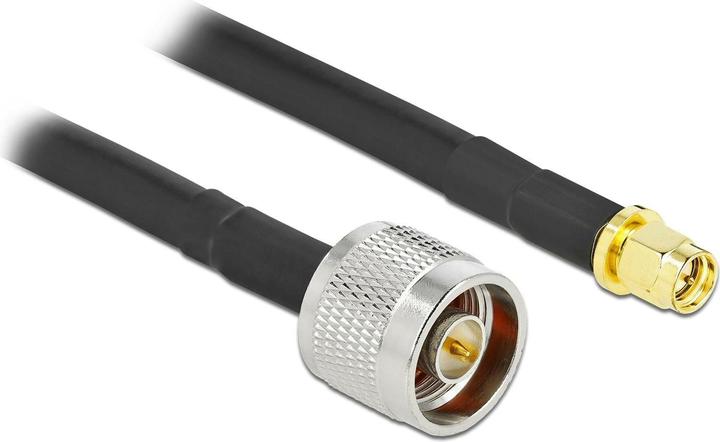 Delock Antennekabel N Stecker zu SMA Stecker LMR/CFD300 10 m low loss (0.31 dB, Antennenkabel)