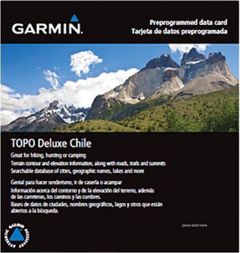 Produktbild Garmin TOPO Deluxe Chile microSD/SD