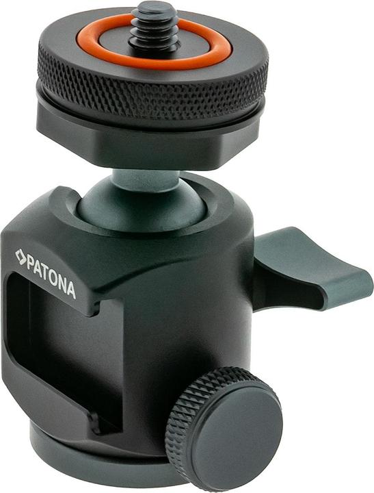 Actual product image Patona Ball head with flash shoe (Spherical head)