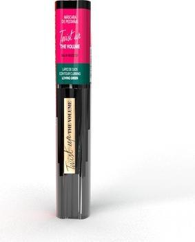 Actual product image Bourjois Twist Up Mascara Black Balm 8ml + Contour Clubbing Eyeliner 5.3g Balm Booster + Gr (Balm Booster + Nº 50 Loving Green)