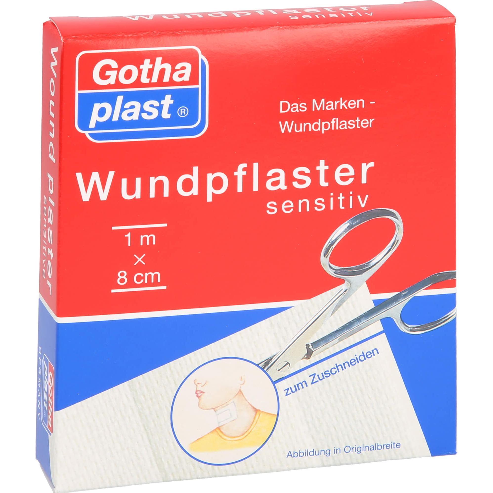 Gothaplast, Pflaster, SENSITIV 1MX8CM, 1 St PFL (1 x)