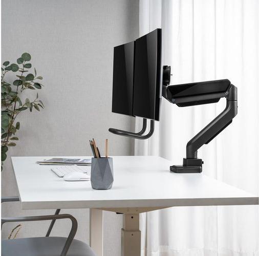 Actual product image Audizio Heavy duty dual monitor arm with handle MAD20F up to 16 kg (Table, 32")