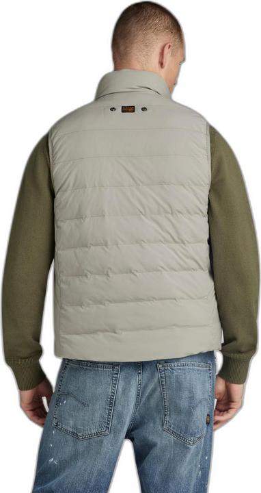 Actual product image G-Star Foundation Liner Vest with Standing Collar, Chest Zipper Pocket (L)