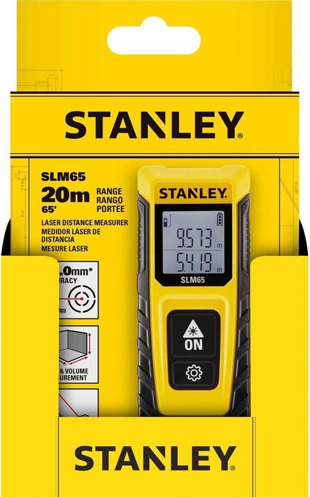 Produktbild Stanley Stan Entfernungsmesser SLM65 bis 20m 132216 (20 m)