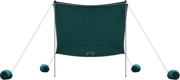 Actual product image VidaXL Beach shade tent with sandbags 214 x 236 cm (beach tent, 0.18 kg, 4 persons)