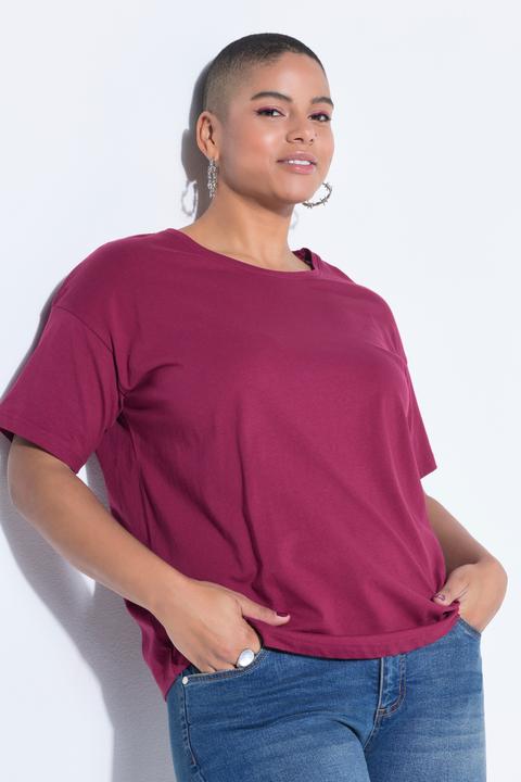 Produktbild Studio Untold Basic-Shirt, Relaxed Shape, überschnittene Schultern (42)