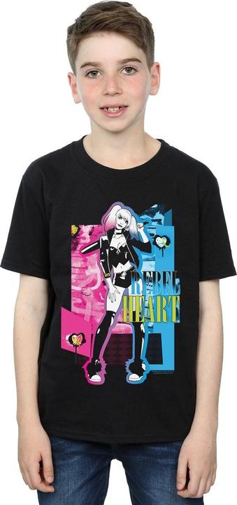 Produktbild Harley Quinn Rebel Heart TShirt Jungen (128)
