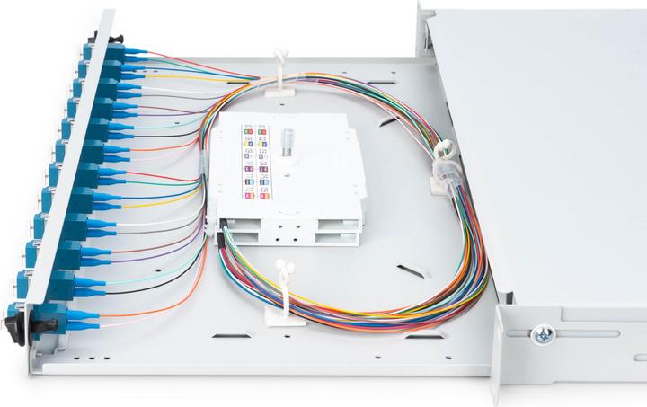 Produktbild Digitus LWL Spleissbox, bestückt, LC, OS2