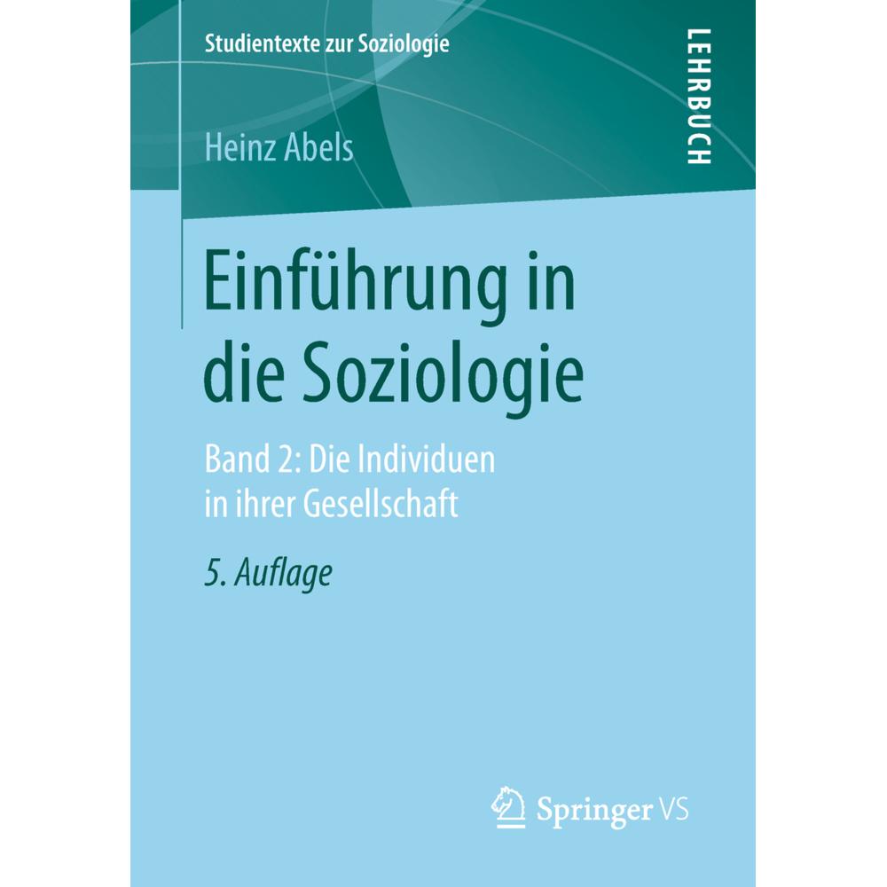 Einführung in die Soziologie, Fachbücher von Heinz Abels