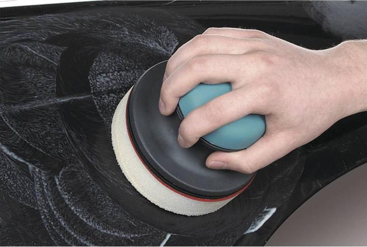 Actual product image wolfcraft 1 fixoflex - Adhesive polishing sponge ø125mm