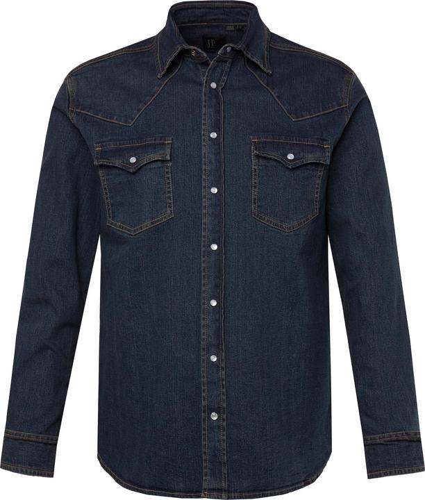 Actual product image JP1880 JP 1880 Jeanshemd, Langarm, Vintage-Look, Kentkragen, Modern Fit (XXL)