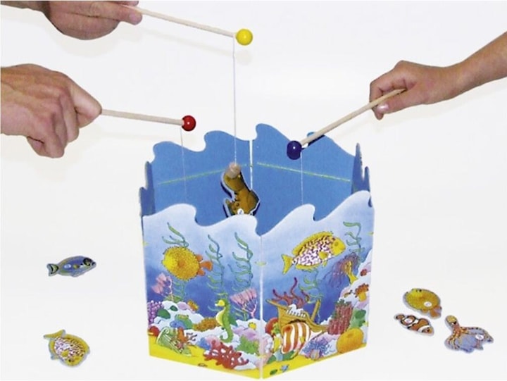 Actual product image Goki Fishing game