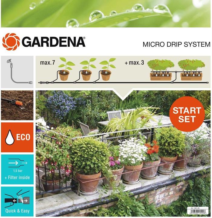 Productafbeelding Gardena MDS startset plantenpotten (Set druppelirrigatie)
