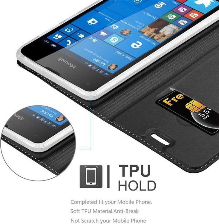 Actual product image Cadorabo Book Classy Style Cover (Microsoft Lumia 550)