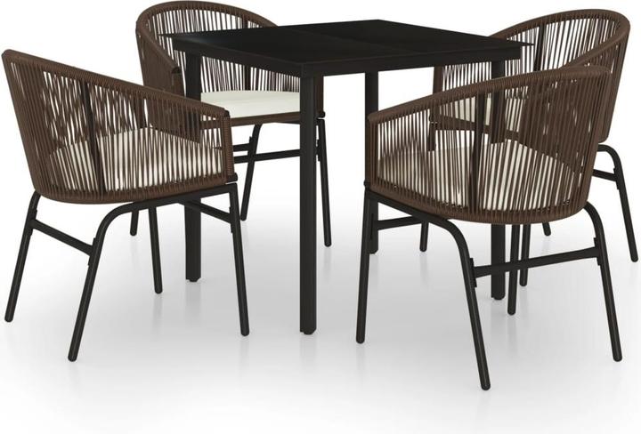Produktbild vidaXL Garten-Essgruppe (80 x 80 x 74 cm)