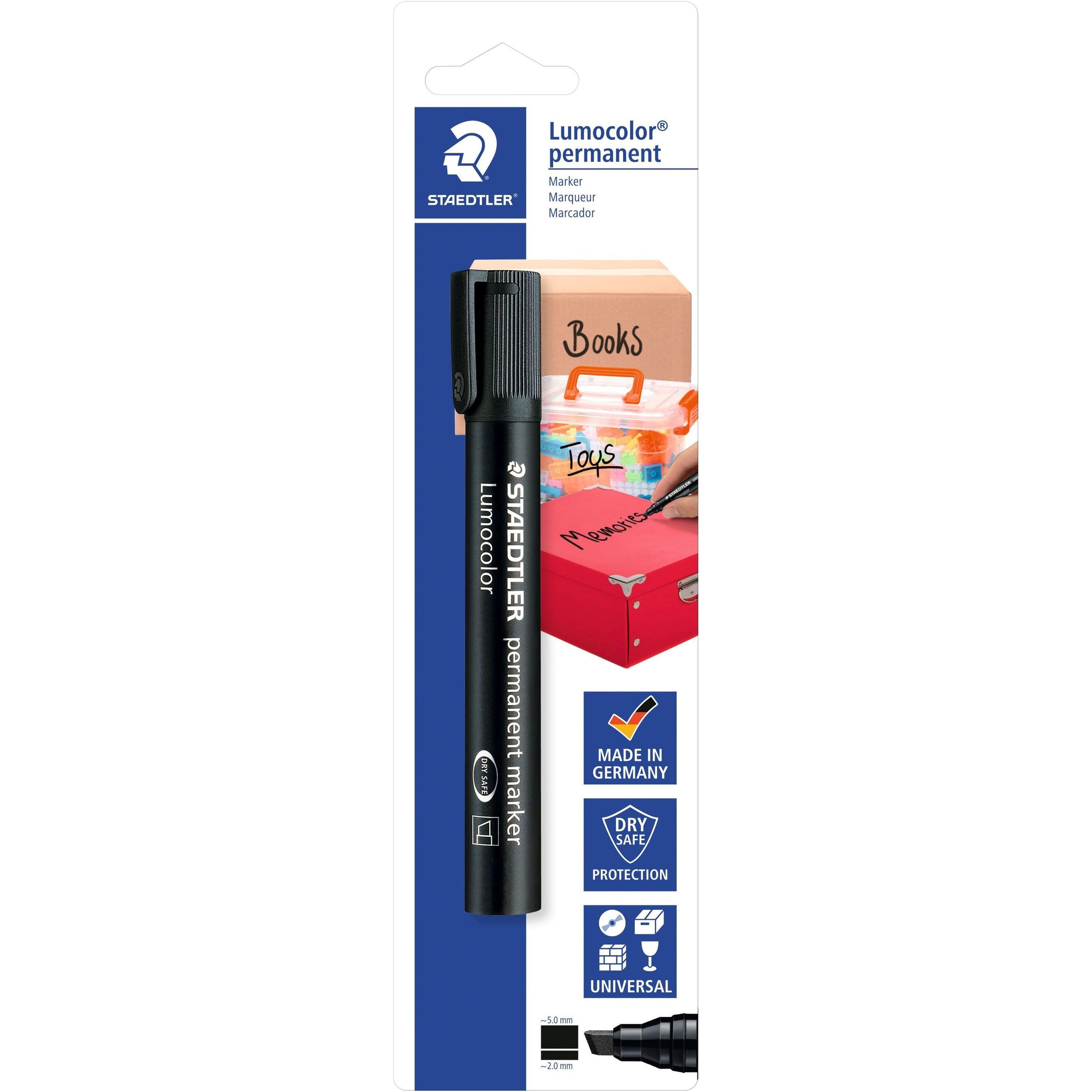 Staedtler Marker Lumo perm BK Organisation (1 x) (350-9 BK-1)