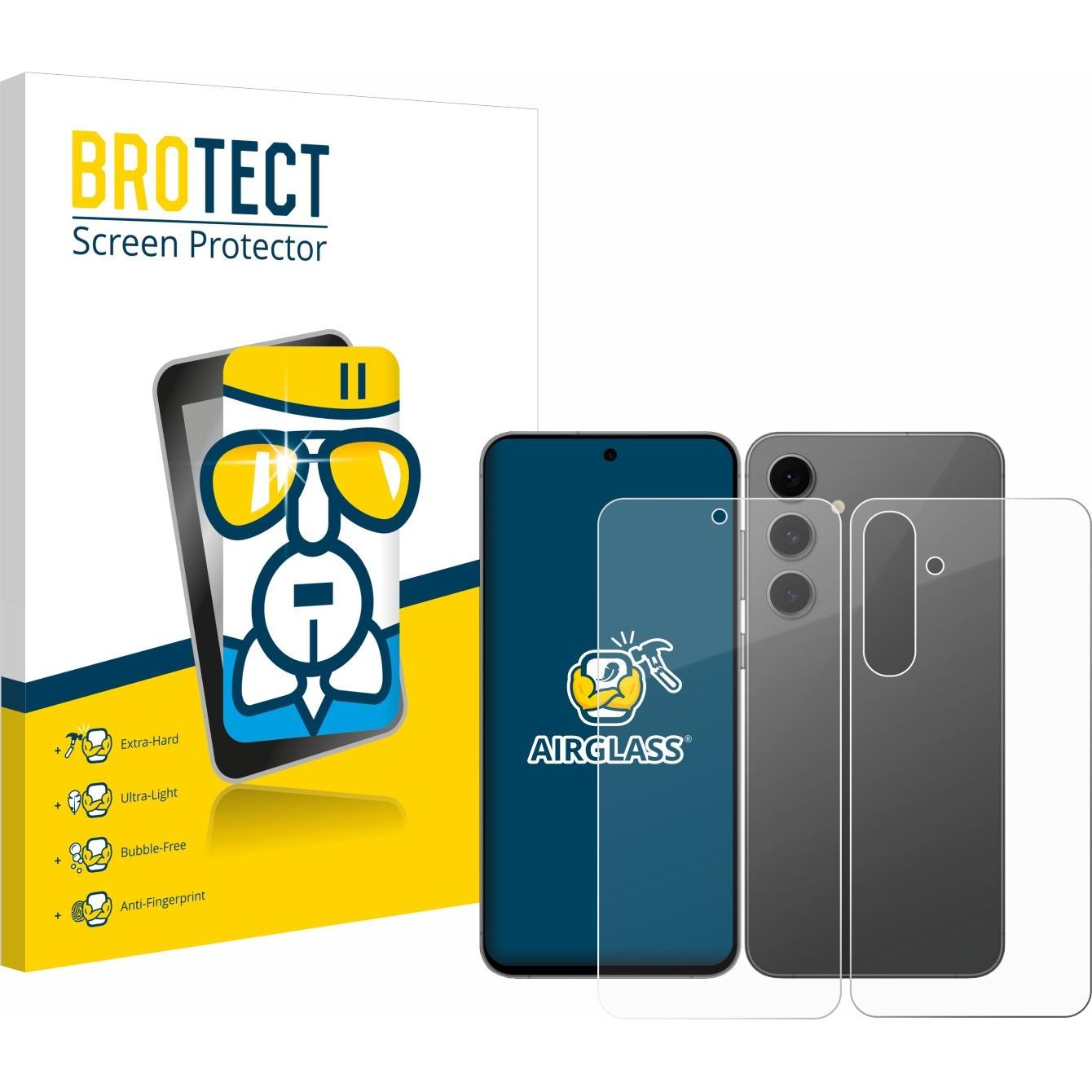 BROTECT Schutzglas Schutzfolie Glas Folie Displayschutz klar (1 Stück, Samsung Galaxy S21), Smartphone Schutzfolie, Tran...