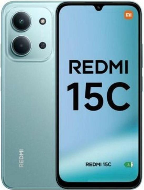 Actual product image Xiaomi Redmi 15C 4G Dual Sim 4GB RAM 256GB - Mint Green (256 GB, Mint green, 6.90", Dual SIM, 4G)