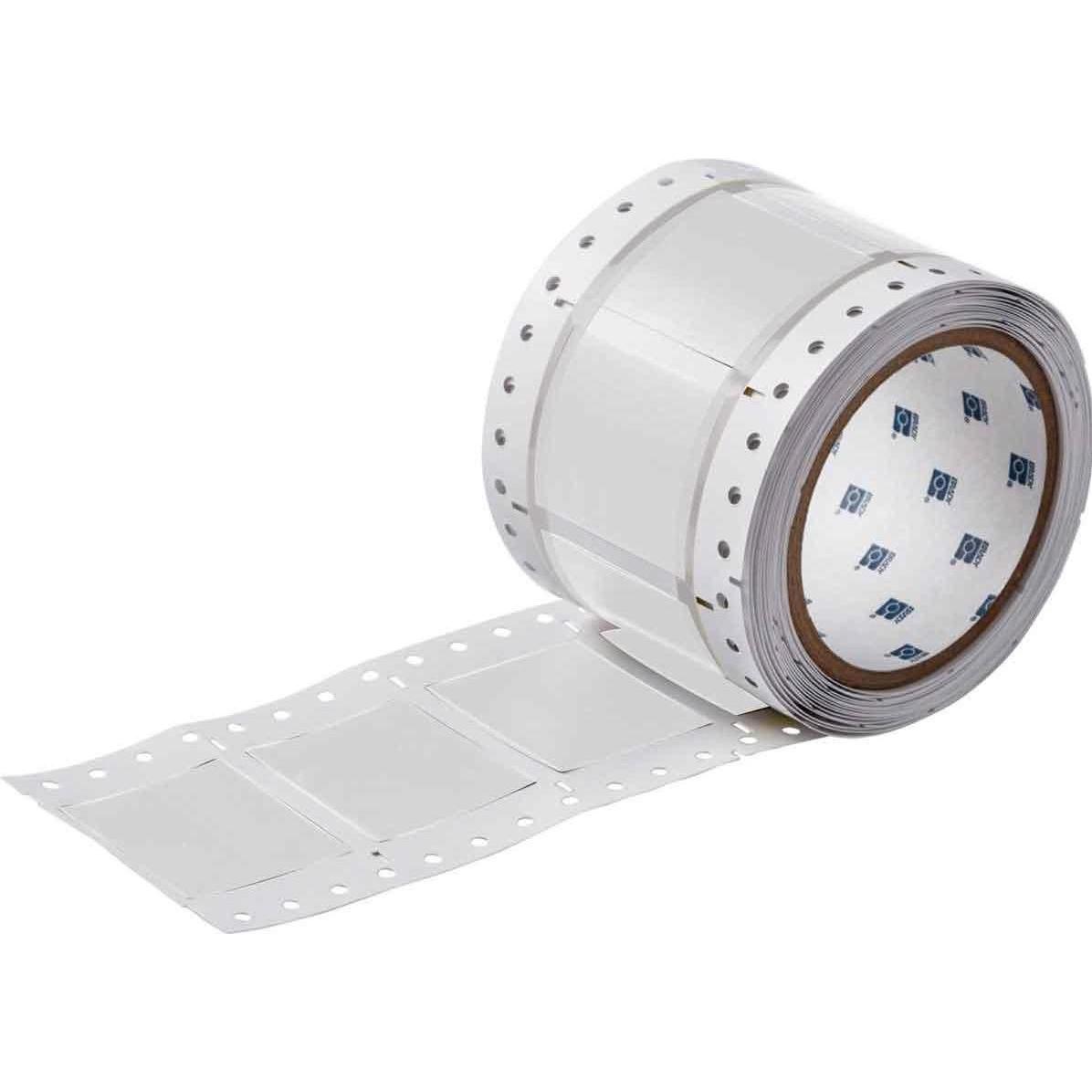 Brady, Rotolo di etichette, 2LSZH-1000-2-WT, B-7641, tubo termorestringente PermaSleeve 2:1, bianco, 50,80 x 42,16 mm, a basso (5.08 cm)