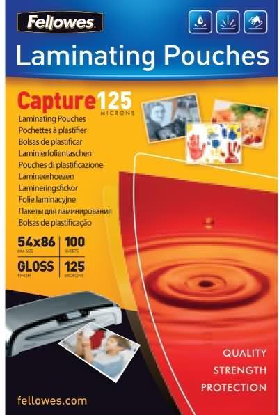 Produktbild Fellowes Capture 125 (ID-Kartenformat, 100 Stk., 125 µm)
