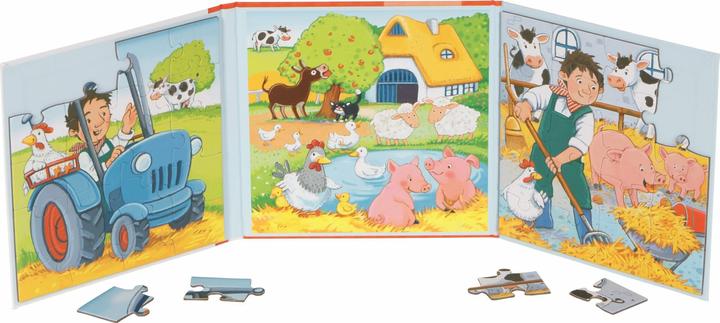 Produktbild Goki Puzzlebuch Bauernhof (40 Teile)