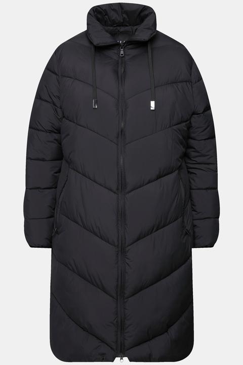 Actual product image Ulla Popken HYPRAR Quilted Vented Coat