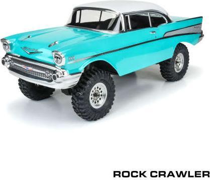 Actual product image Pro-Line 1957 Chevy Bel Air "Avenger Edition" Clear Body for Losi LMT, Crawler, 1/8 MT