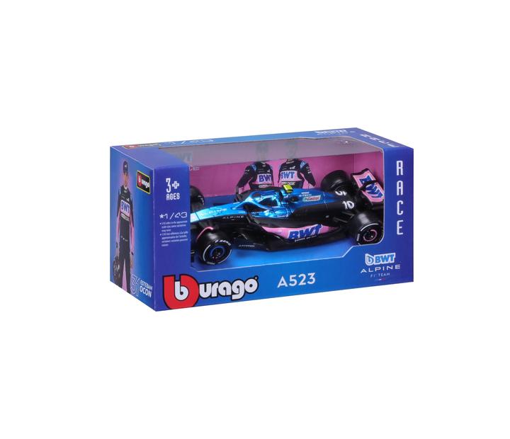 Actual product image Bburago BWT Alpine F1 Team A523 1/43 Ocon 2023