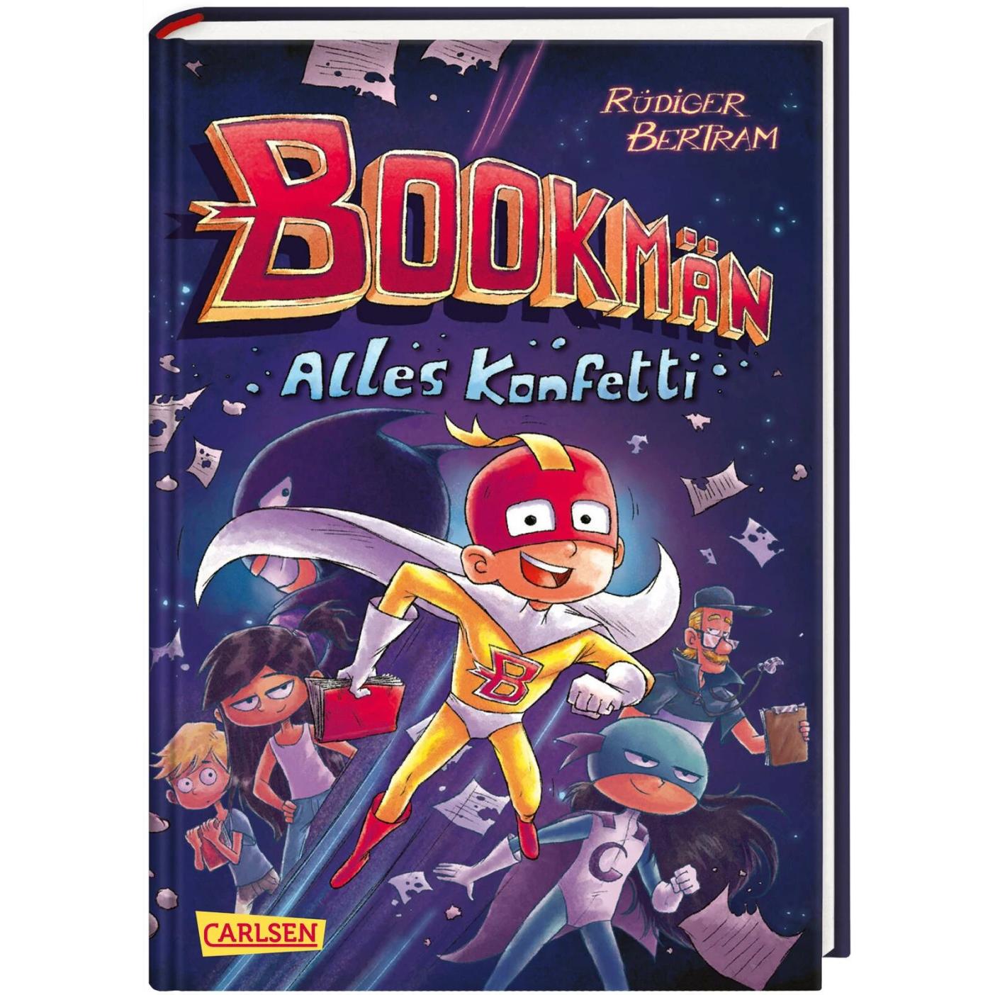 Bookmän: Alles Konfetti, Kinderbücher von Rüdiger Bertram, Dominik Rupp