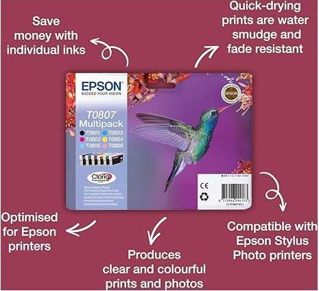 Produktbild Epson T0804 Claria Photographic (Y)