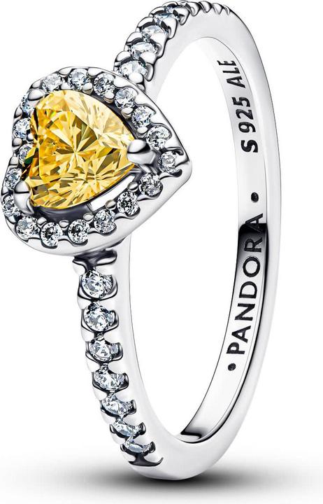 Pandora Anello a cuore scintillante