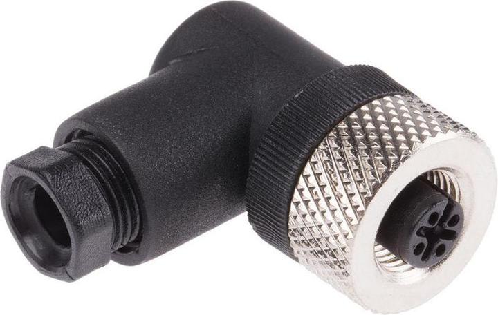 Produktbild RS PRO M12 Connector Female Angled, 5W,PG 7